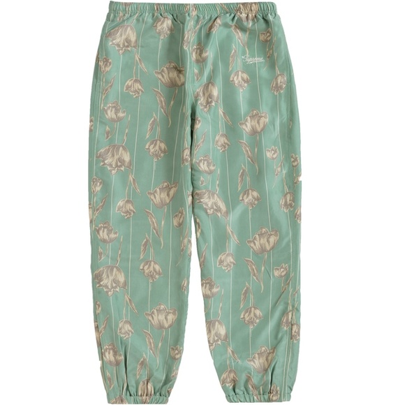 supreme floral silk track pant ユリ パンツ